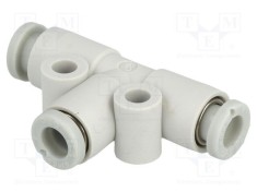 Teu mufabil SMC - 1&divide;10bar polipropilenă - 5&divide;60&deg;C