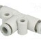 Teu mufabil SMC - 1&divide;10bar polipropilenă - 5&divide;60&deg;C