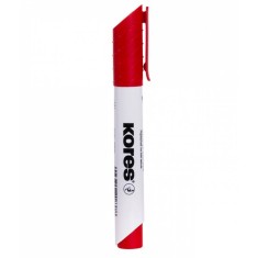 Marker pentru Whiteboard Kores, Varf de 3 mm, Rosu, Uscare Rapida, Marker Whiteboard, Markere Whiteboard, Marker Tabla Magnetica, Markere Tabla Magnet foto