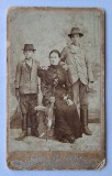Foto artistica pe carton, veche anii 1900 - CAMPULUNG - fotograf C. CAVALLAR