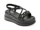 Sandale GRYXX negre, 611, din piele ecologica