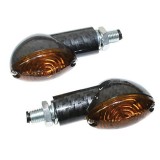 Set semnalizari Cateye 12V/21W brat scurt 20mm prindere M10 carbon sticla fumuri... Cod Produs: MX_NEW 7050582MA