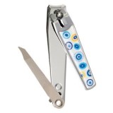 Unghieră metalică cu pilă și model ochi, 8 cm, CMCLASS