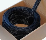 Four Connect 4-NS100M-BL6, Tresa Nylon Protectie Cablu Neagra, 6 12 mm, Rola 100 m