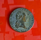 H399-I-Thaler Francisc II 1793- Fals de epoca- Cupru placat argint. Diametrul 41 mm, greutate 29,07 grame.