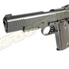 COLT M1911 RAIL GUN - GBB - CO2 - BLACK MAT