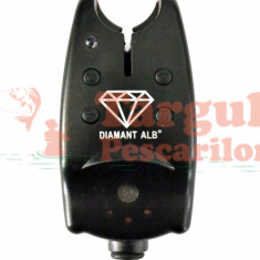 Avertizor/ Senzor pescuit Diamant Alb 9V 07