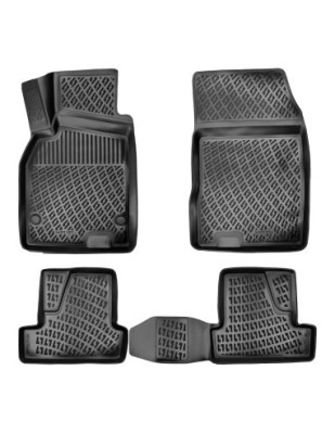 Set covorase auto din cauciuc tip tavita Renault Megane 3 Hb 2008-2016 foto