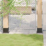 vidaXL Baze st&acirc;lp pătrate 4 buc Antracit Oțel acoperit cu pulbere 42000034