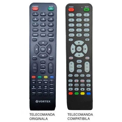 Telecomanda compatibila televizor LED Vortex V32MZ1 ER 587 (575) foto