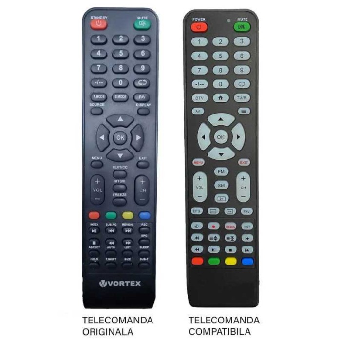 Telecomanda compatibila televizor LED Vortex V32MZ1 ER 587 (575)