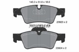 Set placute frana TEXTAR 2392302