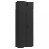 Cumpara ieftin Fiset, negru, 90x40x240 cm, otel