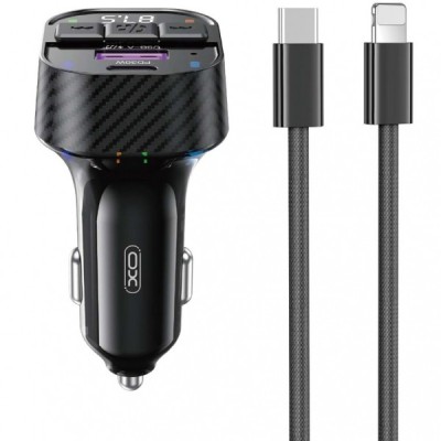 Modulator FM Bluetooth XO Design BCC17-3, 1 x USB-A - 1 x USB-C foto