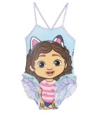Costum de Baie &Icirc;ntreg pentru Copii Gabby's Dollhouse Albastru 2-6 Ani (set 5 buc.)