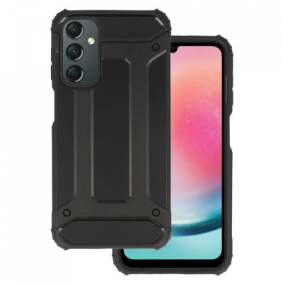 Husa Samsung Galaxy A25 5G Silicon Antisoc Negru Hybrid Armor foto