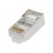 Set 10 conectori metalici UTP-FTP elSales ELS-CUT New Style , CAT6, transparent