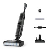 Aspirator vertical cu spalare Rowenta X-Clean 4 GZ5035WO, 200W, 425 RPM, Autonomie 50 minute, Baza de incarcare, Compatibil cu detergentii, Functie au