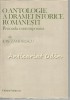 Antologie Drama Istorica Romaneasca - Ion Zamfirescu, Editura Eminescu, 920 pagini, Bucuresti 1986
