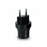 Incarcator Retea Astrum CH220 2xUSB, 2.1A Negru, De priza