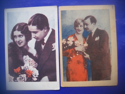 HOPCT LOT 1894 CP DE BAL-MARCESTI-JUD DAMBOVITA-2 CARTI POSTALE VECHI-CIRCULATE foto