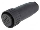 Mufă Circulară IP67 14 Pini Argintată