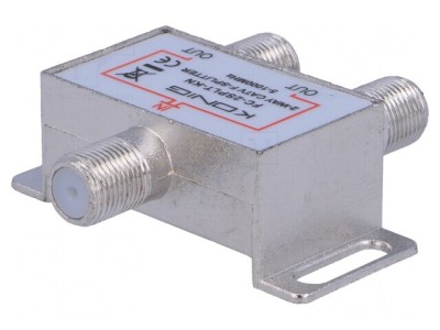 Splitter TV 1000MHz F Mamă la F Mamă x2 foto