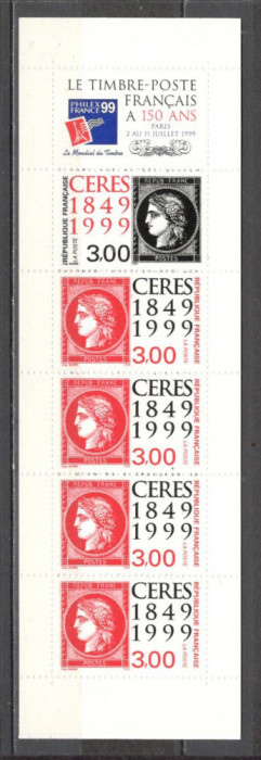 Franta.1999 Ziua marcii postale carnet XF.666