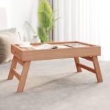 VidaXL Tavă pliabilă, 55x35x25 cm, lemn masiv de tec