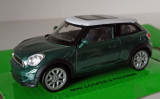 Macheta Mini Cooper S Paceman 2013 verde - Welly 1/36, 1:32