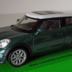 Macheta Mini Cooper S Paceman 2013 verde - Welly 1/36