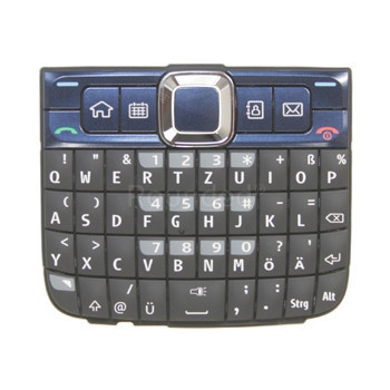 Tastatura Nokia E63 QWERTZ albastru ultramarin foto