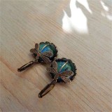 Cumpara ieftin Cercei NYTRO Dragonfly Vintage cu Cristal Verde Inchis, Libelule, Aliaj Zinc, 9g, Fashion, Bijuterii Elegante