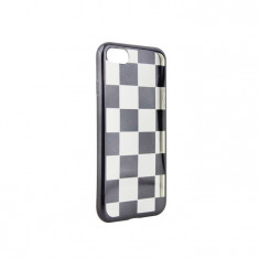 Husa APPLE iPhone SE 2 (2020) - Electroplate Chess (Negru) foto