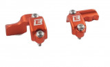 Set bride protectie pompa frana ambreiaj Brembo pt. KTM Husqvarna Sherco (forjat) orange EE1121496OR