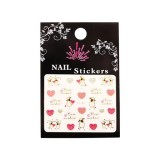 3D stickere nail art &ndash; oaie aurie - TJ101G, INGINAILS