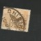 No(08)timbre-Romania 1919-L.P.73-UZUALE FERDINAND-perfin B.R- 50 bani
