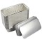 Caserola Aluminiu Chec + Capac, 22x11,5x6,5 cm, 813 108, Set 100buc