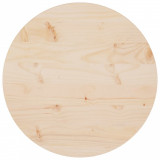 Blat de masă, &Oslash;50x2,5 cm, lemn masiv de pin