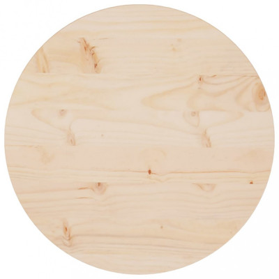 Blat de masa, &amp;Oslash;50x2,5 cm, lemn masiv de pin GartenMobel Dekor foto