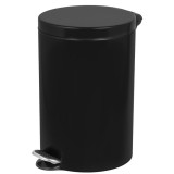 Cos de gunoi cu pedala si inchidere silentioasa, capacitate 12 litri, negru, PowerX