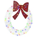VidaXL Coroană cu lumini cu bandă LED Multicolour 90 cm Acril 42019128