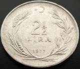Cumpara ieftin Moneda 2 1/2 LIRE - TURCIA, anul 1977 * cod 149, Europa