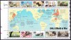 DB1 SUA 1990 - 1994 Al doilea Razboi Mondial Teatre Operatiuni 5 MS MNH 5 poze, Nestampilat