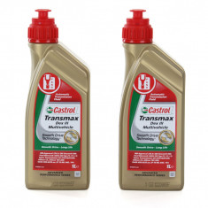 Set 2 Buc Ulei transmisie automata Castrol Transmax Dex III Multivehicle 1L