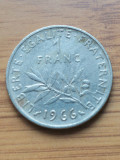 Moneda Franta 1 Franc 1966, Europa