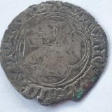 Franța Blanc cu Coroana ND (1461-83) Angers argint Ludovic Xl R-1, Europa