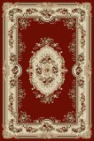 Covor Model Lotos 575-210, Marime 50 x 80 cm, Grena, Rosu, Inaltime Fir 8 mm, Antialergic, Polipropilena, Living, Dormitor, Sufragerie, Birou