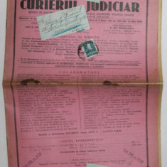 CURIERUL JUDICIAR , REVISTA DE DOCTRINA , JURISPRUDENTA ...FINANTE , ANUL LIII , NR. 4 , JOI , 10 FEBRUARIE , 1944