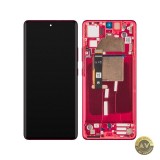 Display cu Touchscreen Motorola Edge 30 Fusion cu Rama Rosu (Viva Magenta) Service Pack 5D68C22034
